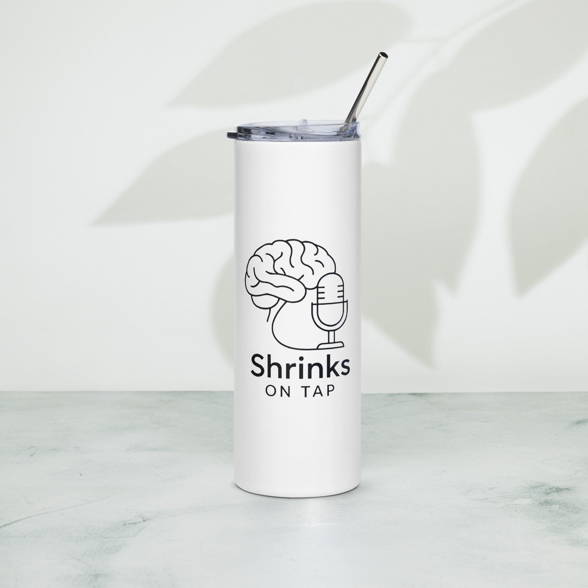 STAINLESS STEEL TUMBLER ホワイト Sロゴ入り Shinks on Tap Limited Edition Stainless Steel Tumbler – Shrinks on Tap